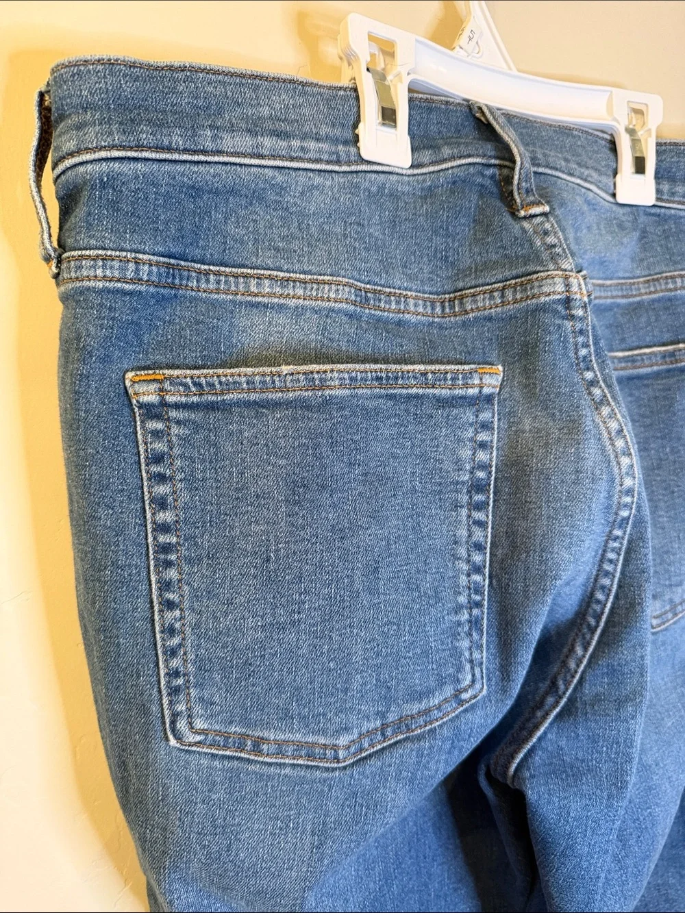 J. Crew Mid Wash Blue Straight-Leg Jeans